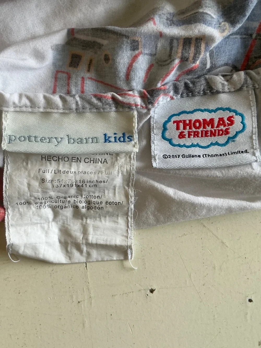 Pottery Barn Kids Thomas and Friends FULL Sheet Set